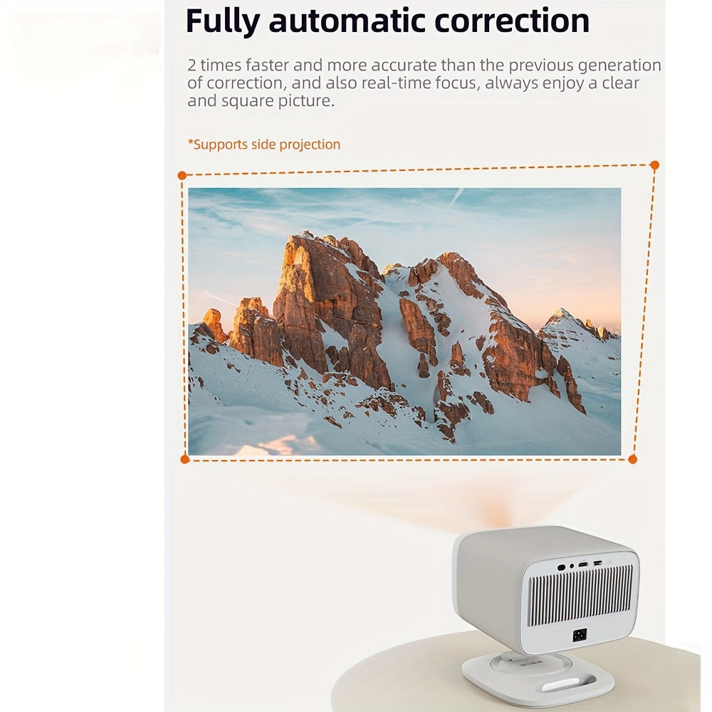 Ultra High Brightness 360° Pan/Tilt Home Theater Projector Full HD 1080p