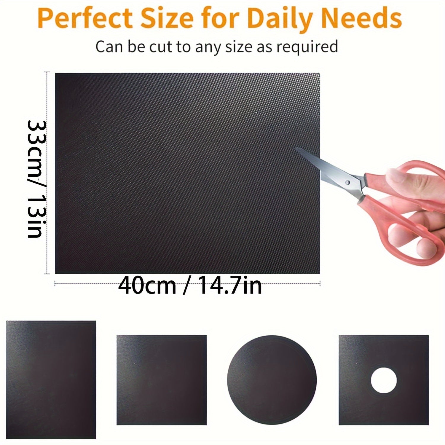 Large Nonstick Oven Liner Reusable Food-Safe Teflon for Oven and Grill