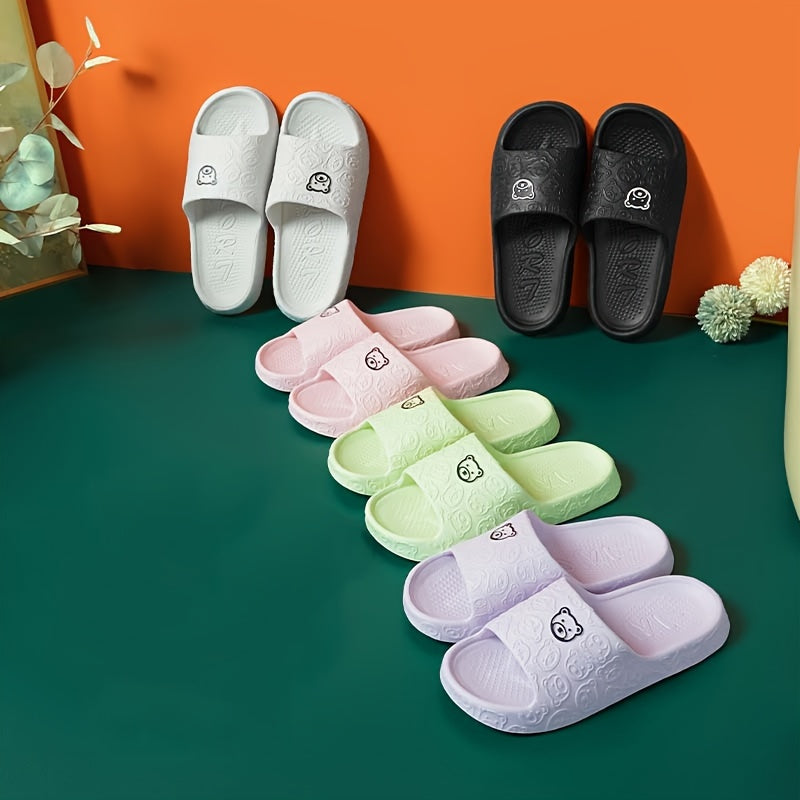 Women's EVA Slides Open-Toe Flat Sandals Anti-Odor Multiple Colors