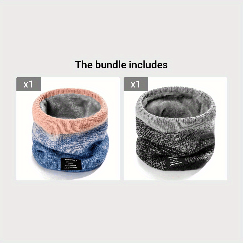 Kuz va qishning zaruriy buyumlari: Shamolga chidamli, iliq va zamonaviy trikotaj bo'yin qopqog'i, ichki qismi plus velur bilan qoplangan. Ushbu ko'p funksiyali sharf qo'shimcha iliqlik uchun qalinlashtirilgan.