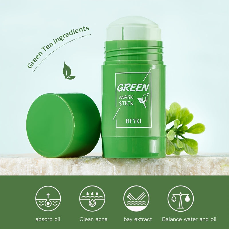 Green Tea Mud Mask Stick Hydrating Soothing Cooling Clay for All Skin Types
