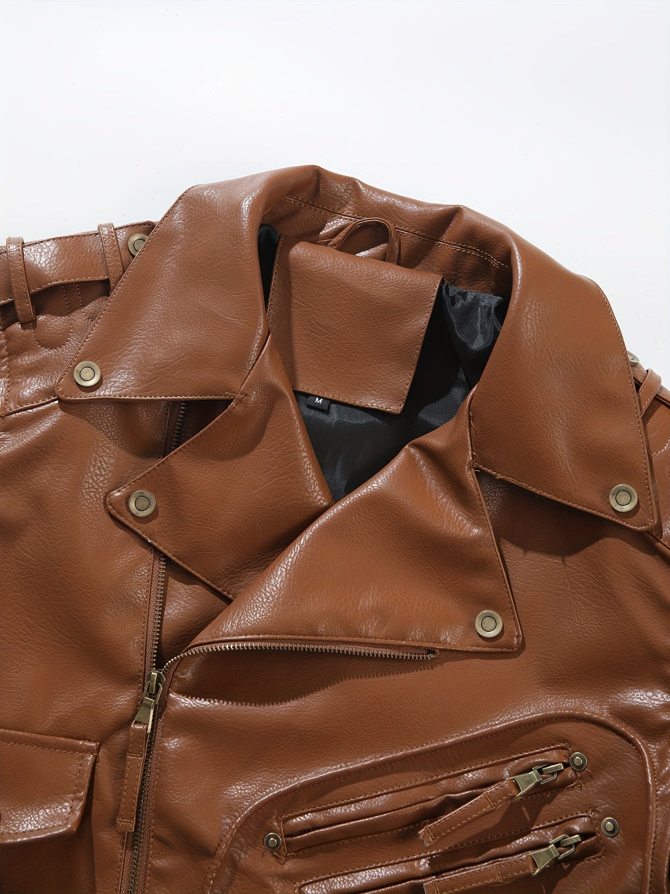 Men's Casual Zipper Bomber Jacket Solid Color Long Sleeve Regular Fit Polyester Lining