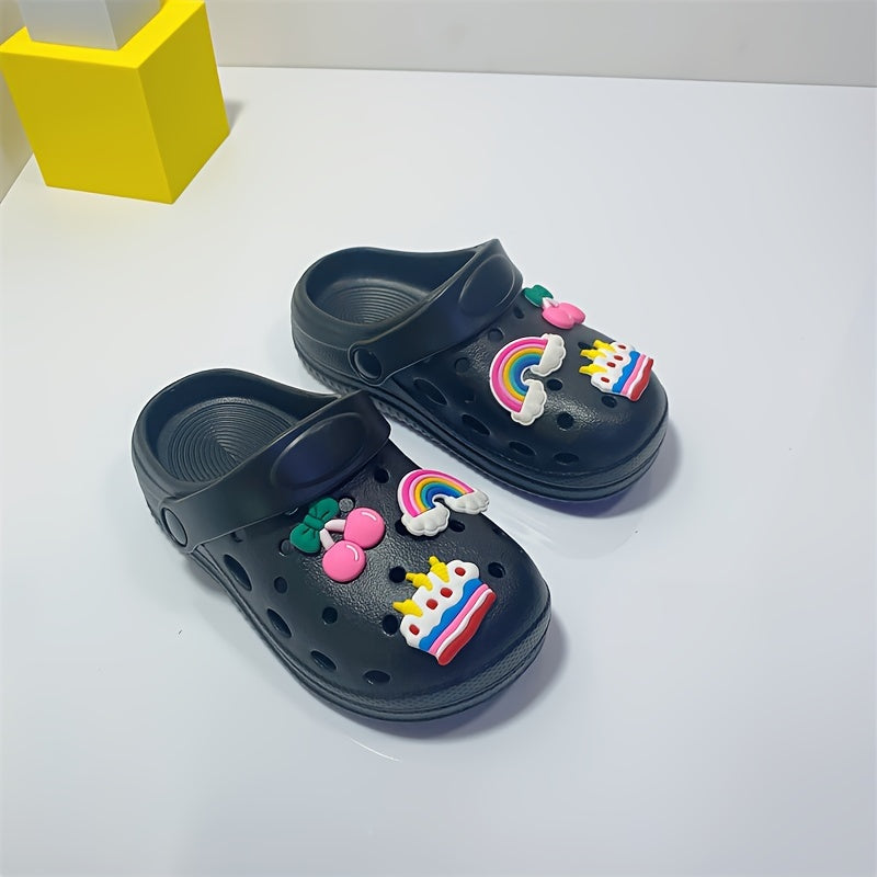 Girls Cartoon Slippers Non-Slip Lightweight EVA Indoor All-Season