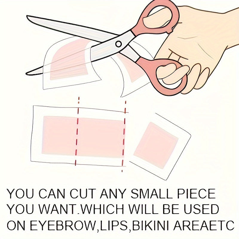 Tiras de cera depilatoria de aloe vera verde 20 pequeñas desechables, indoloras, para cuerpo y rostro