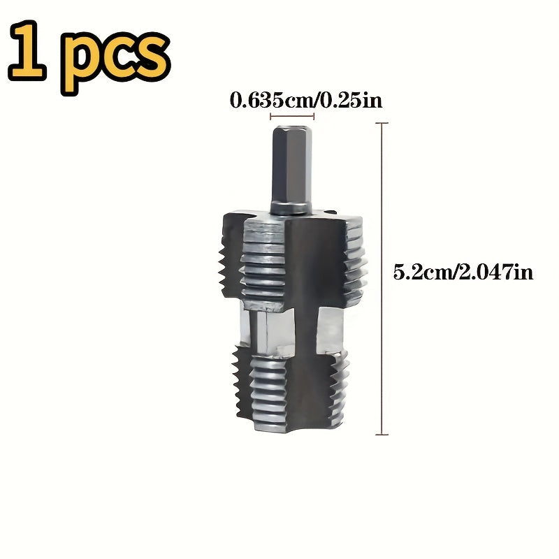 Aluminum Alloy Pipe Tap for PPR and Thread Repair Hand Tool for Water Pipes