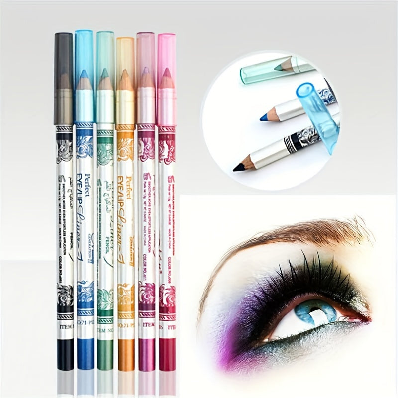 12Pcs Multi-Purpose Eyeliner and Lip Liner Set Gel Eye Shadow Makeup
