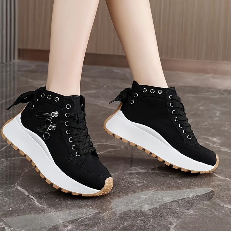 Women's Casual Sneakers Breathable Thick-Sole Comfort All-Season