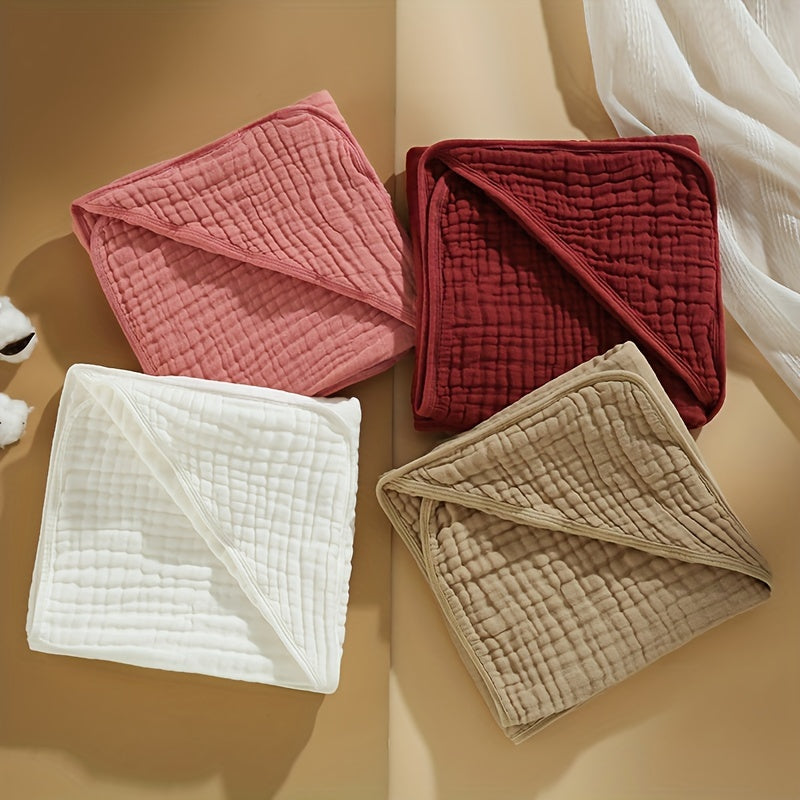 Baby Hooded Towel Cotton Plush for Newborns and Toddlers 0-3 Years