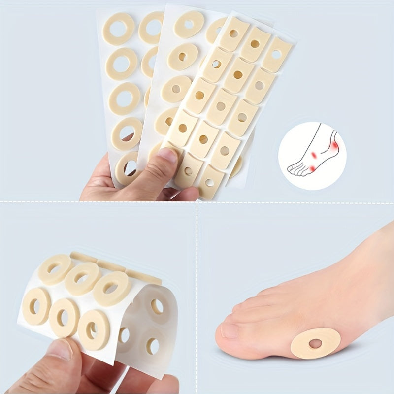 30-Piece Latex Corn Cushions Foot Callus Prevention Pads Non-Slip Comfort