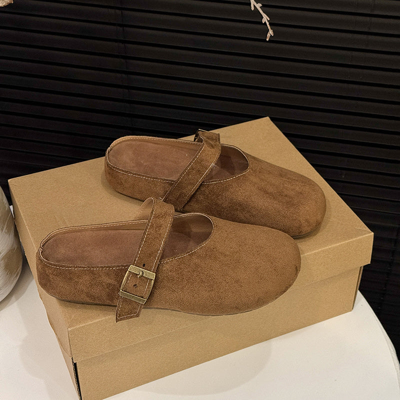 Women's Solid Color Classic Retro Slip-On Shoes Casual Summer Autumn