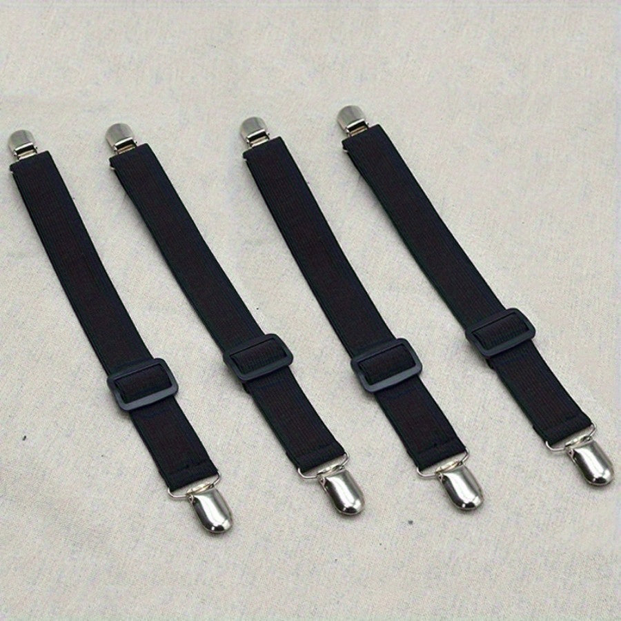 Set of 2 Adjustable Bed Sheet Clips for Deep Mattresses and Thick Bedding