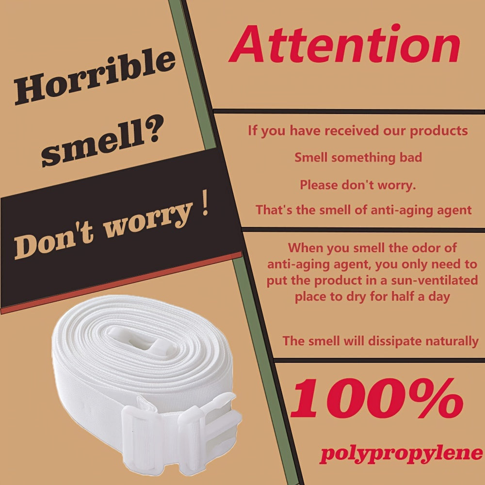 33ft Bed Strap Mattress Joiner with Adjustable Buckle for Bed Support