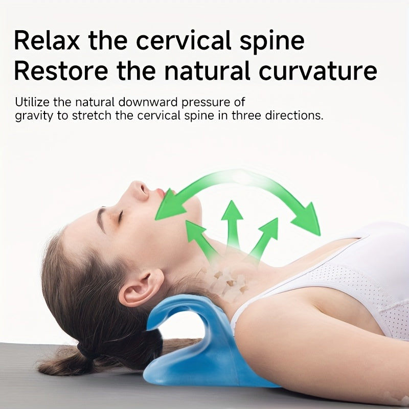 Cervical Spine Massage Pillow for Neck and Shoulder Relaxation Gravity Acupressure Stretching