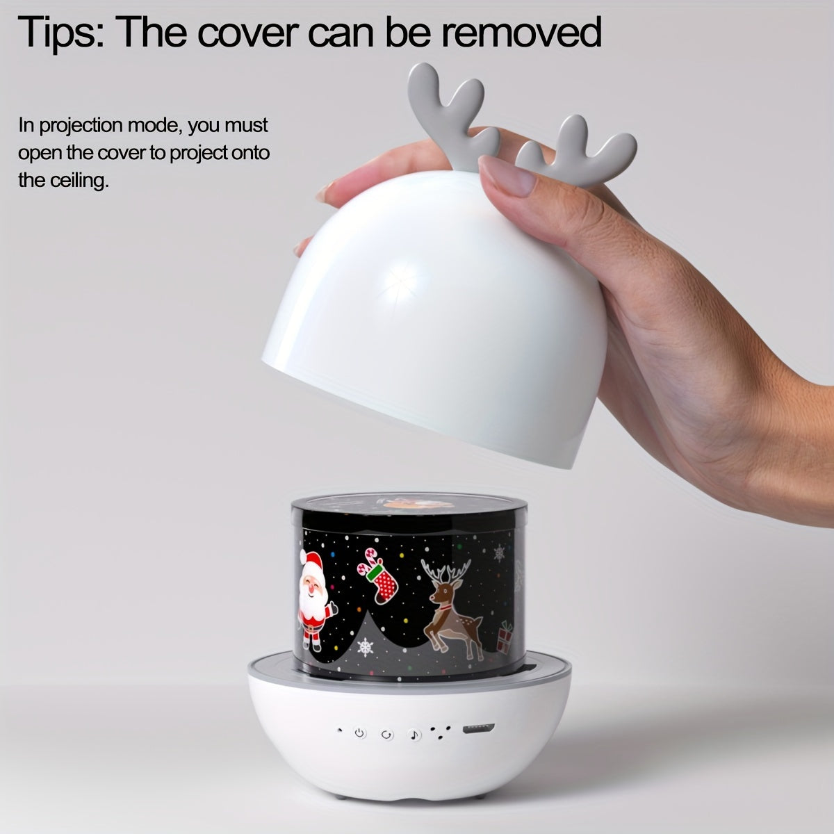 Children's Night Light with Starry Sky Projector and Galaxy Night Light 360° Rotation 8 Music Options Bedside Lamp for Boys and Girls