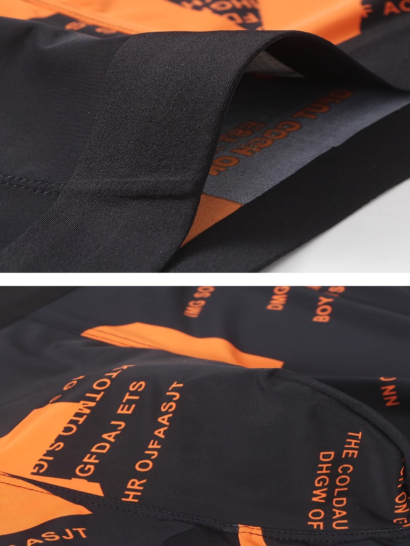 10 dona erkaklar uchun oddiy rangli nafas oladigan, tez quriydigan sport ichki kiyimlar, qora, S-XXL