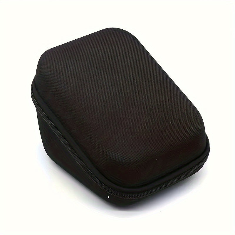 Black Fabric Hard Shell Blood Pressure Monitor Case with Handle
