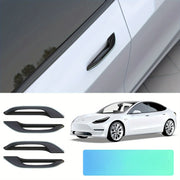 Door Handle Cover Set for Tesla Model 3/Y PVC Protector Wrap 4 Pieces