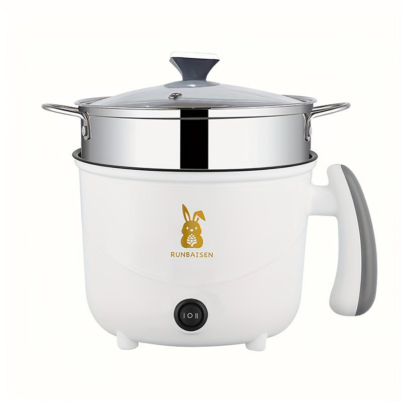 Olla eléctrica de acero inoxidable de gran capacidad con vaporizador para cocinar al vapor, guisar y estofar