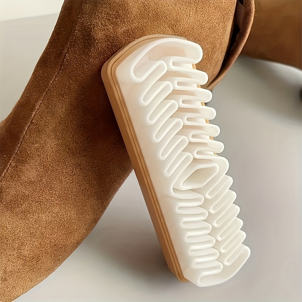 Unisex Suede and Horsehair Shoe Cleaning Brush 1/3pcs Soft Faux Leather Cleaner