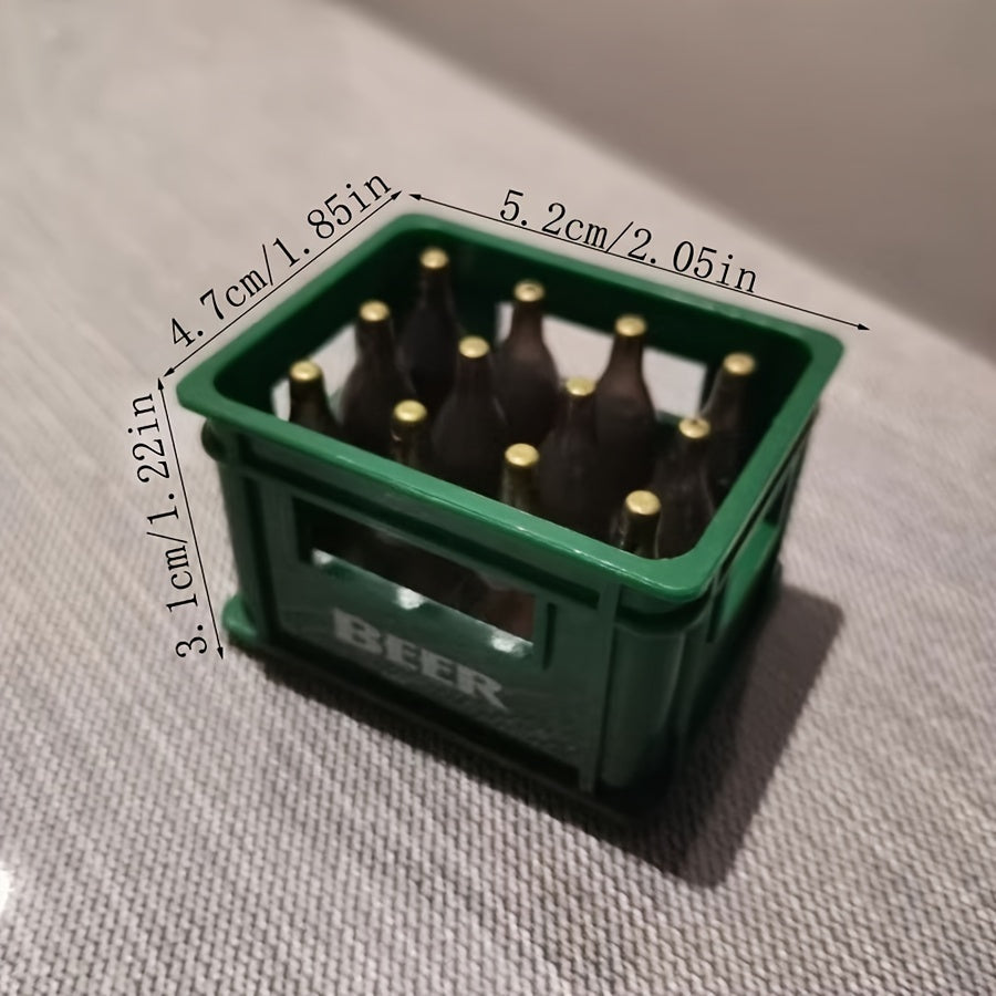 Magnetic Beer Opener 3D Bottle Cap Remover Plastic Fridge Magnet for Holidays