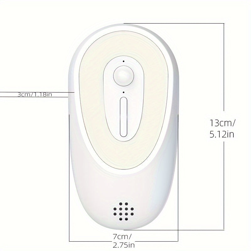 Освежитель воздуха для устранения запахов в туалете, очиститель воздуха, настенный сенсор, ночник