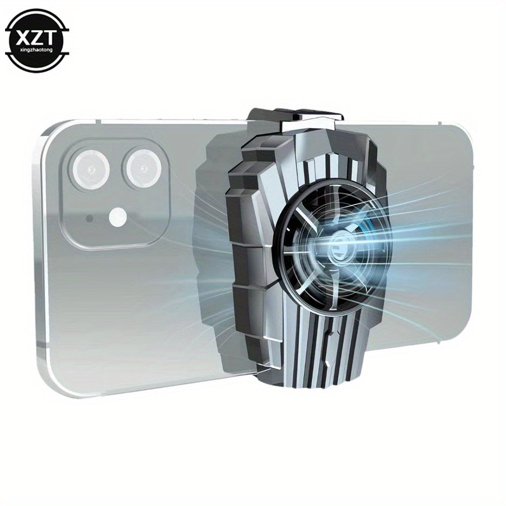 Портативный мини-охладитель для телефона с встроенной батареей, воздушное охлаждение с питанием от USB, идеально подходит для игр, прямых трансляций, прочная пластиковая игровая экипировка.