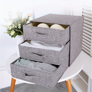 Foldable Lingerie Drawer Organizer Space-Saving Insert for Ties Socks Underwear
