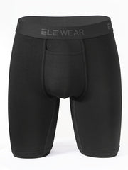 Men's Modal Boxer Briefs Breathable Soft Quick-Drying Stretchy Anti-Wear Shorts for Sports and Daily Wear