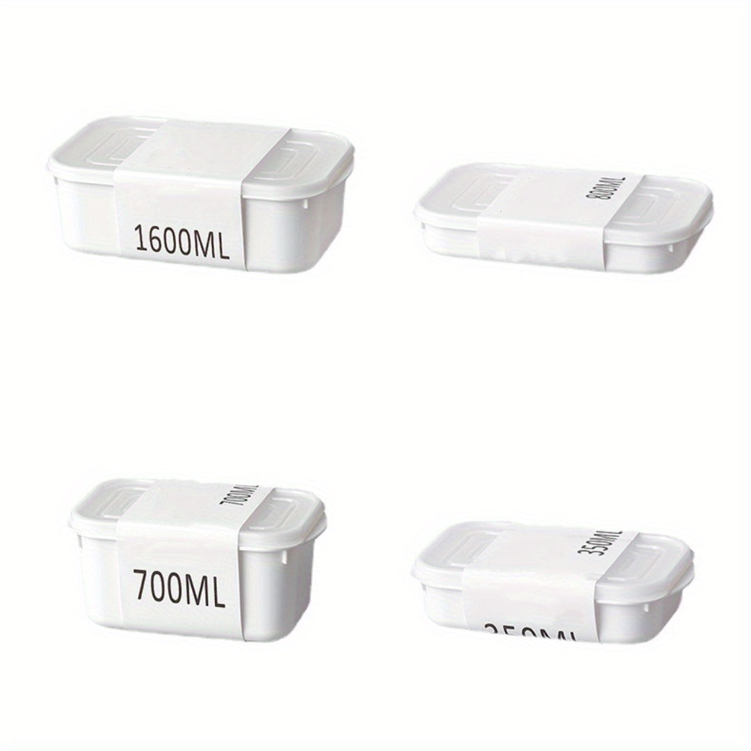 Multi-Size Plastic Food Storage Containers with Soft Lids for Meat Fruits Vegetables
