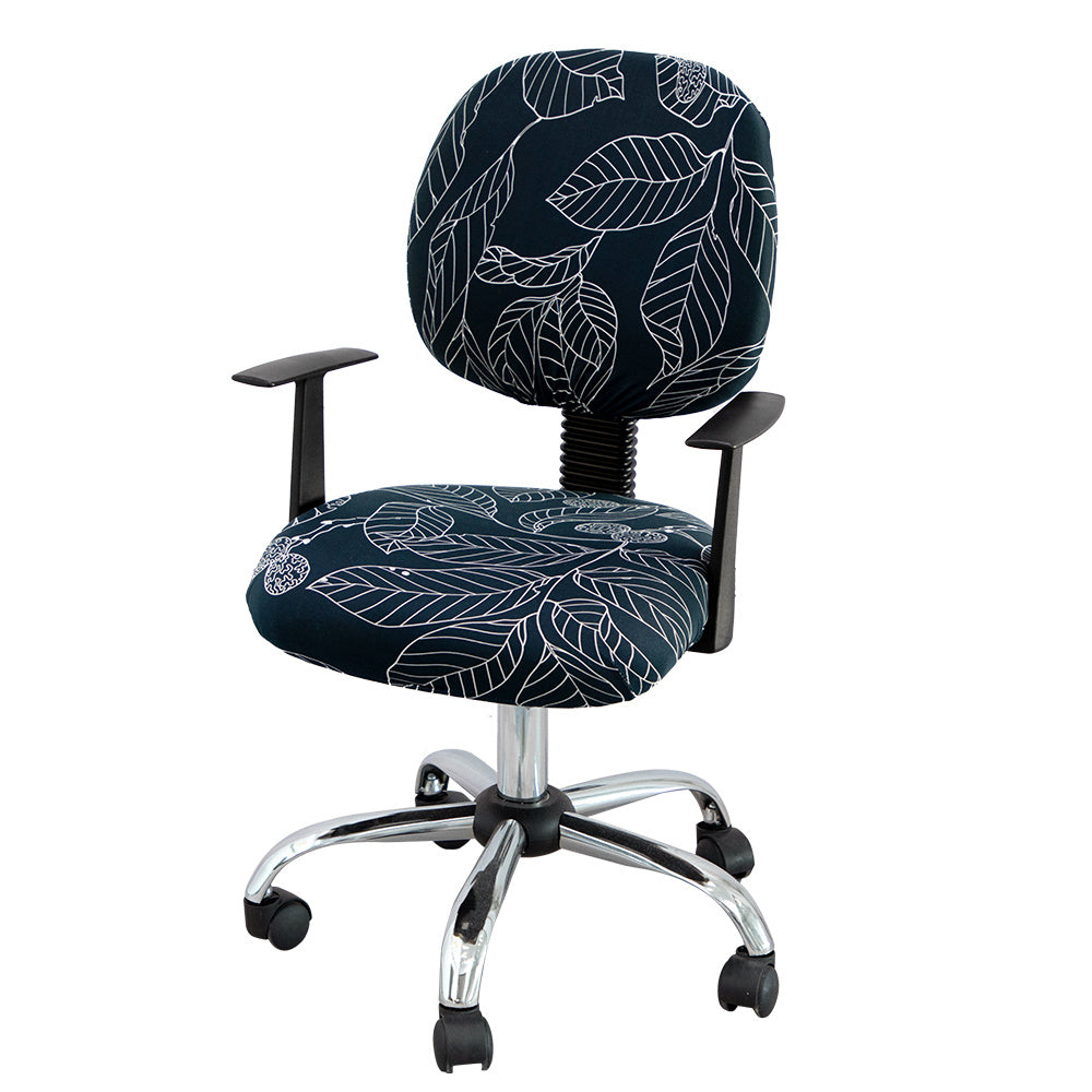 Washable Elastic Office Chair Cover for 2 Chairs