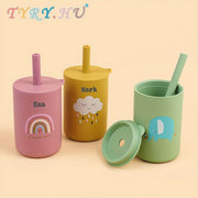 Silicone Unbreakable Sippy Cup for Kids with Easy Grip for Outdoor Use