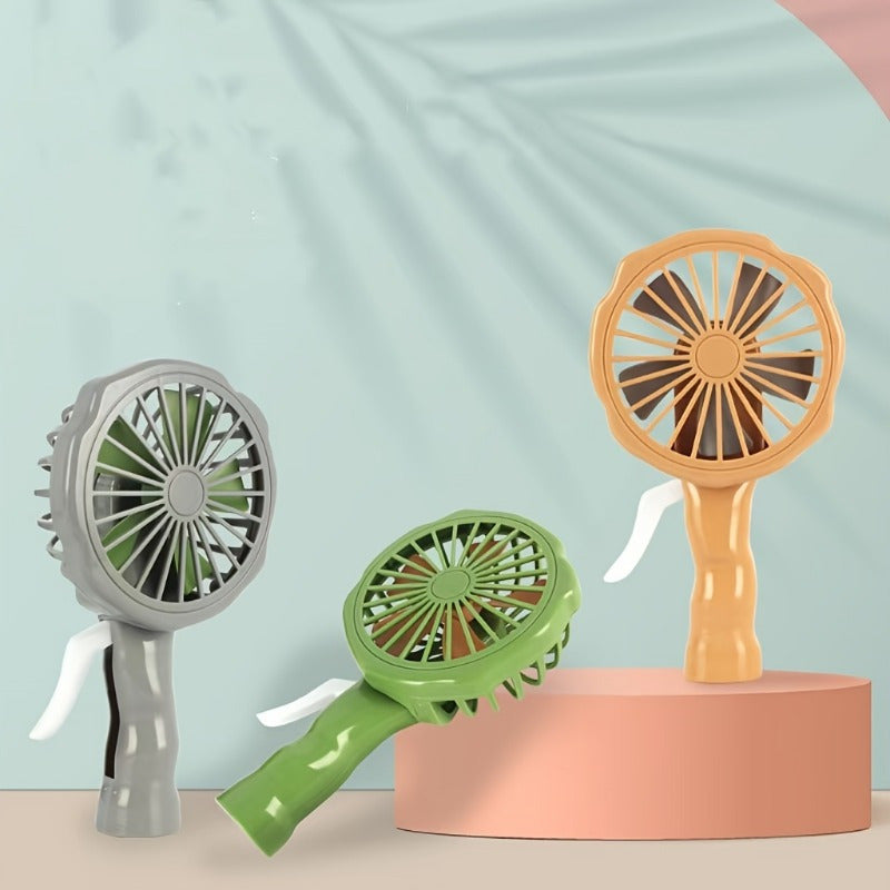 Set of Three Sports Theme Plastic Handheld Fans for Events