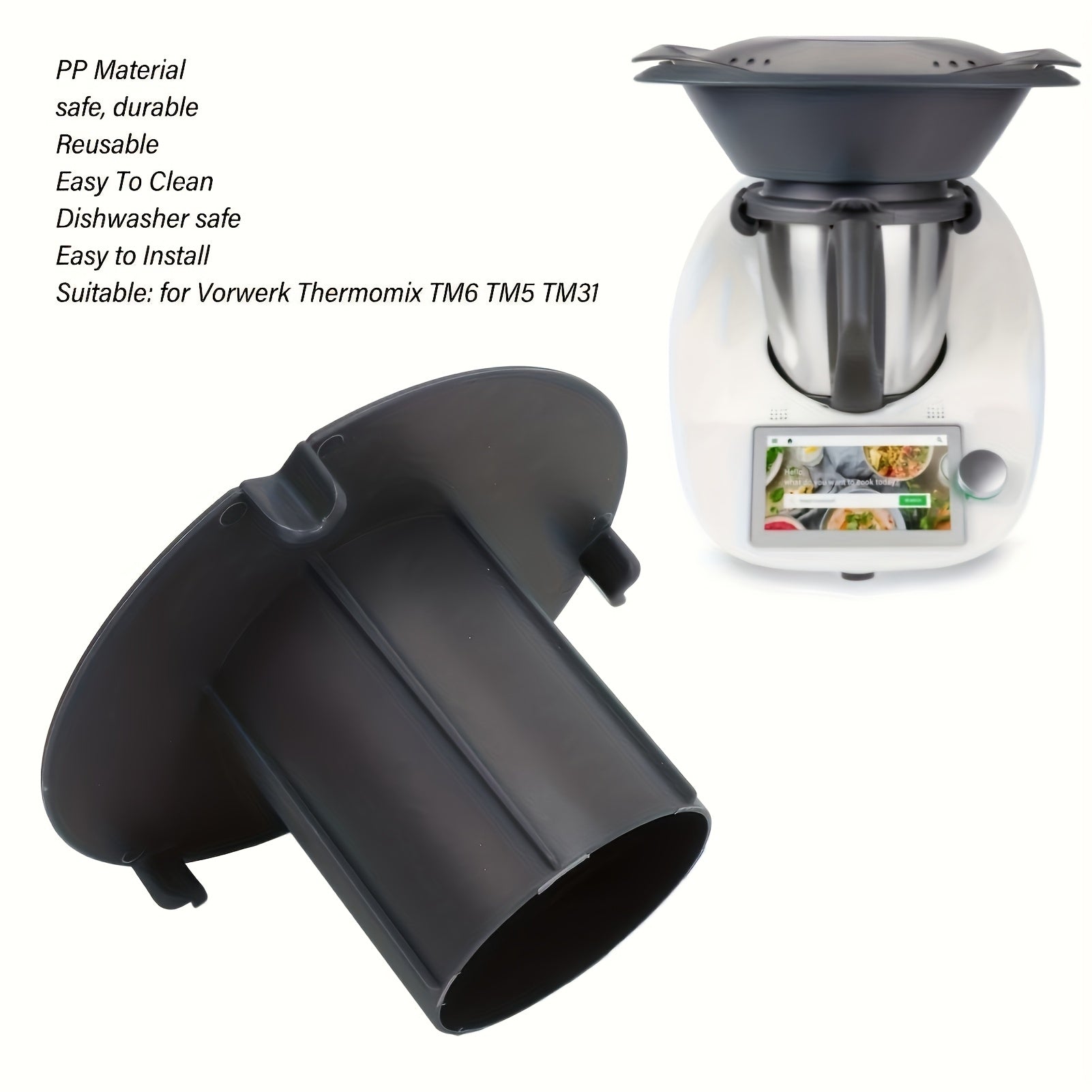 Durable Plastic Blender Lid for Smooth Mixing and Food Preparation