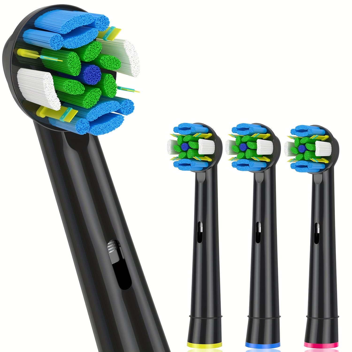 4 Pack Replacement Toothbrush Heads For Electric Toothbrushes Soft Bristles