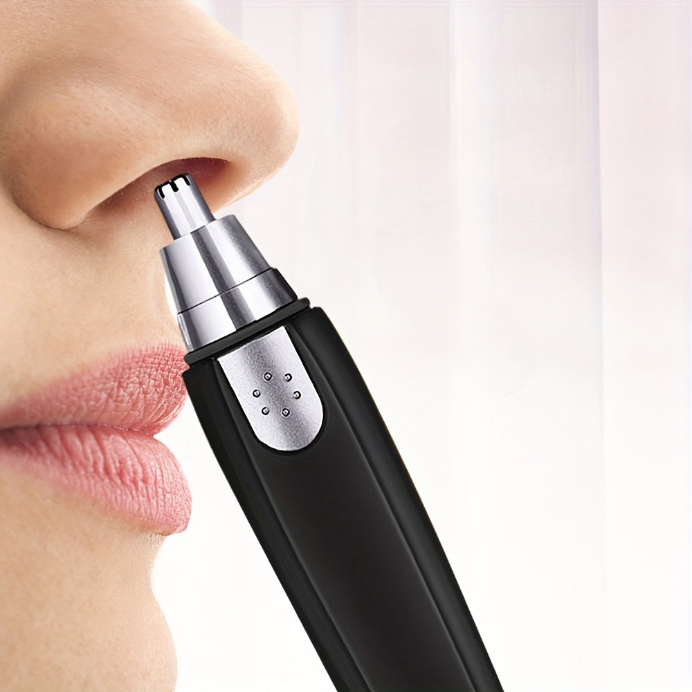 Unisex Battery Powered Nose Hair Trimmer Automatic Nostril Shaver Gift