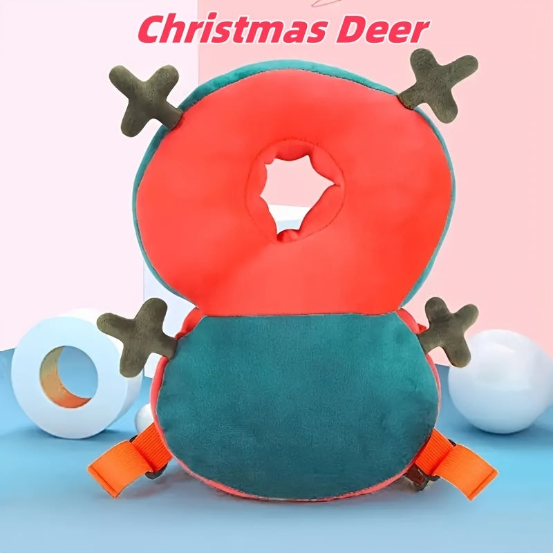 Yumshoq va nafas oladigan yurish bosh himoyachisi, yiqilishlarni oldini olish uchun mo'ljallangan, yumshoq polyester materialidan tayyorlangan. Qo'shimcha xavfsizlik uchun sozlanadigan tasmalari va yoqimli hayvon dizayni mavjud.