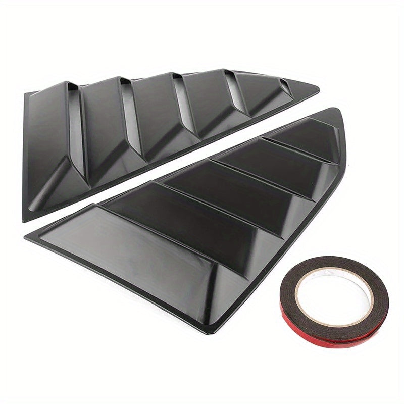 2 ta to'plam qora ABS orqa burchak oynasi ventilyatorlari uchun Camaro 2016-2022