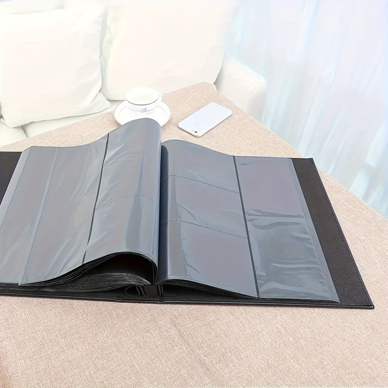 Faux Leather Photo Album Holds 500 4x6 Photos Family Wedding Travel Memory Book