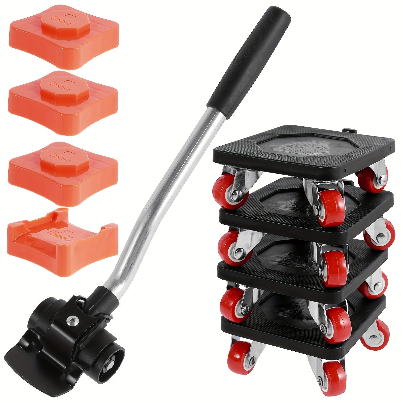 Heavy Duty Furniture Moving Tool Set with Lifter and Sliders for Heavy Furniture and Appliances