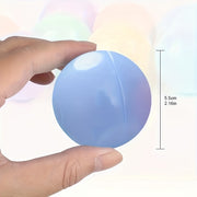100 Safe Non-Toxic Plastic Ocean Balls for Kids Outdoor Play and Pet Safety