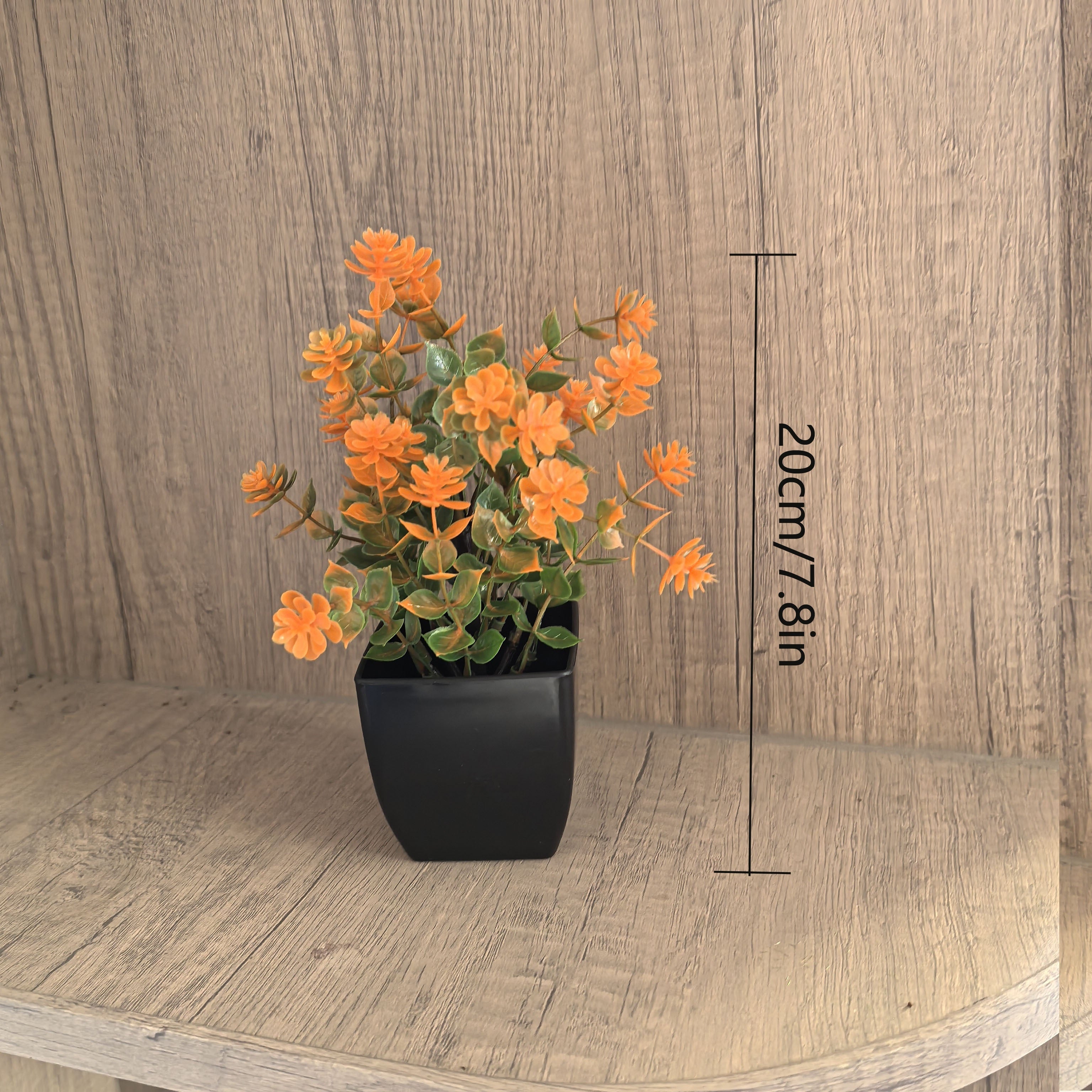 Artificial Plants Mini Eucalyptus and Grass Potted Decor for Home Office