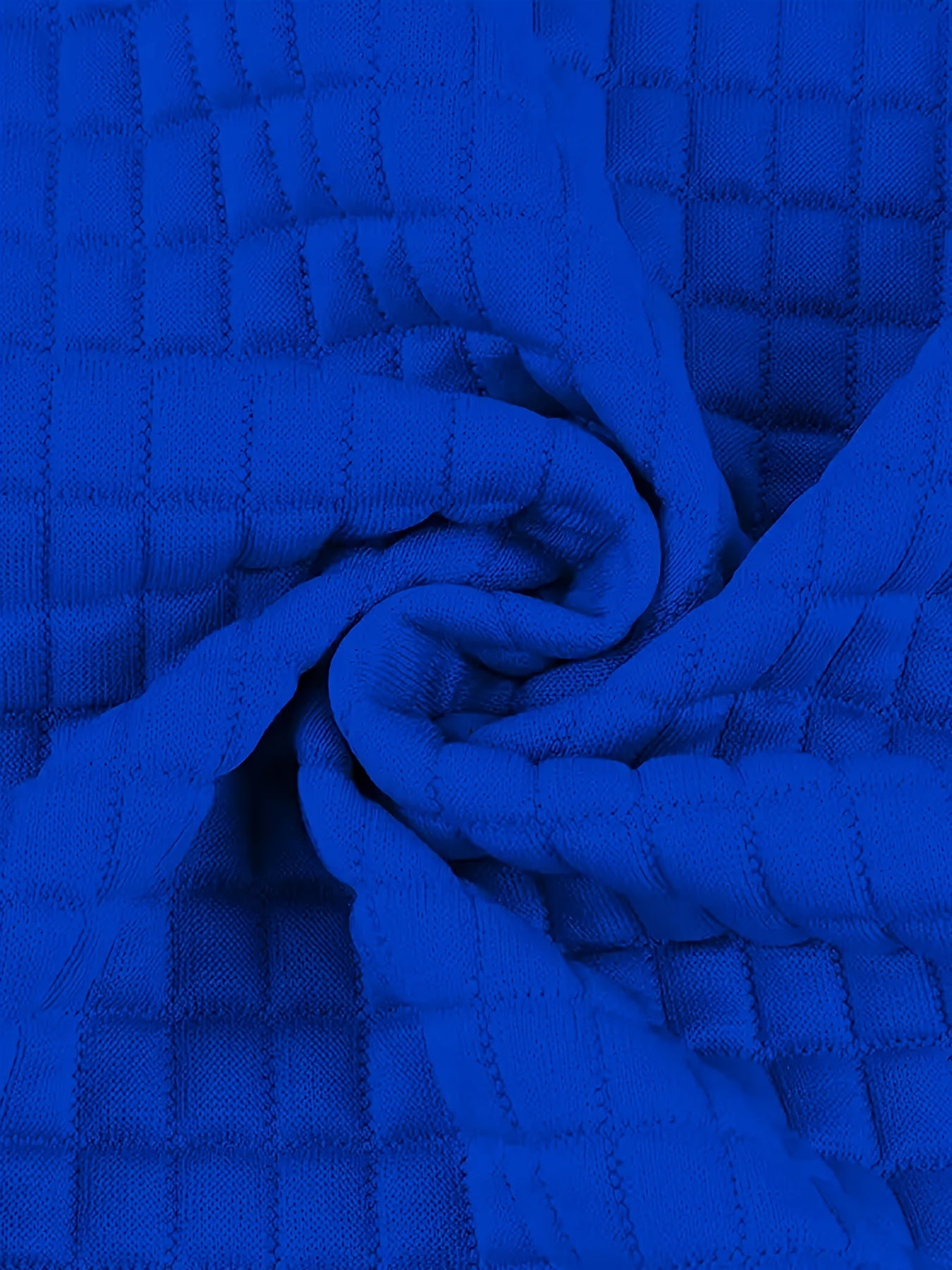 Plus Size Waffle Hoodie Long Sleeve Casual Kangaroo Pocket Sweatshirt