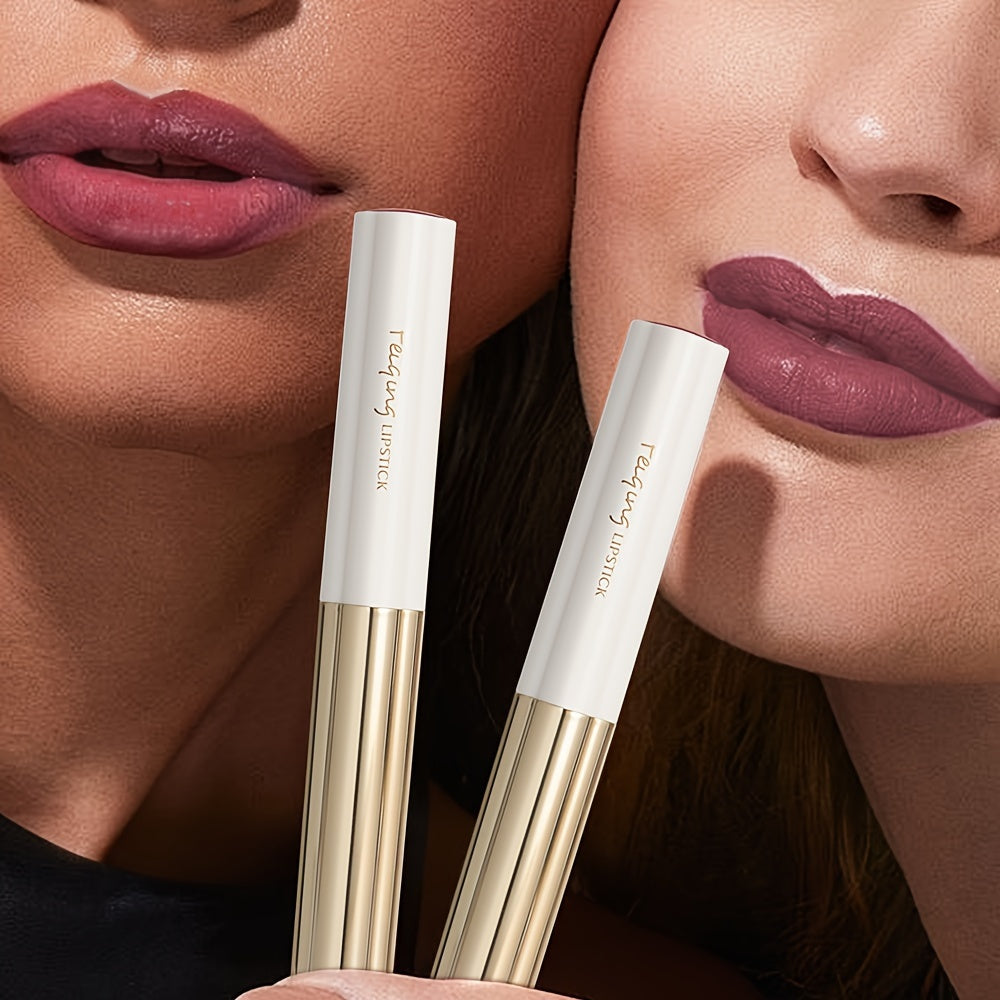 Женский запирающийся цветной помада увлажняющая стойкая кремовая глянцевая помада