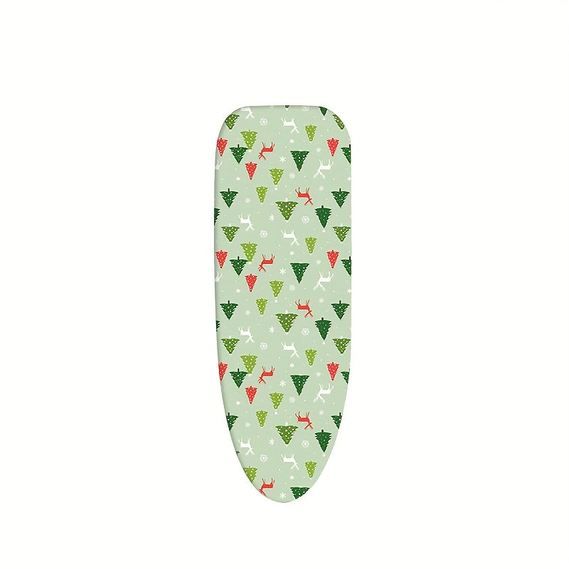 Funda festiva para tabla de planchar con diseños de árbol de Navidad, Santa, muñeco de nieve, resistente al calor, a prueba de polvo