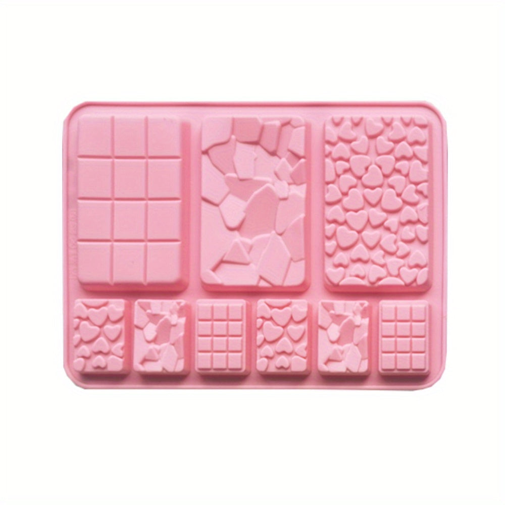 Silicone Candy and Chocolate Mold BPA-Free for DIY Ice Cubes Cakes and Kitchen