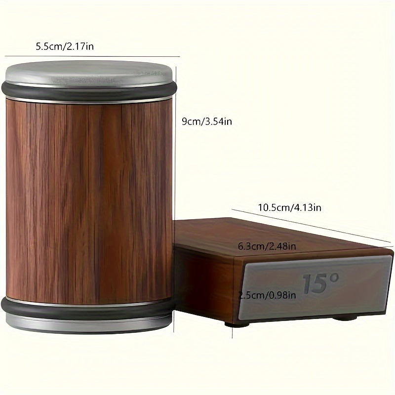 Premium Knife Sharpener Kit with Stainless Steel Blade and Wooden Handle