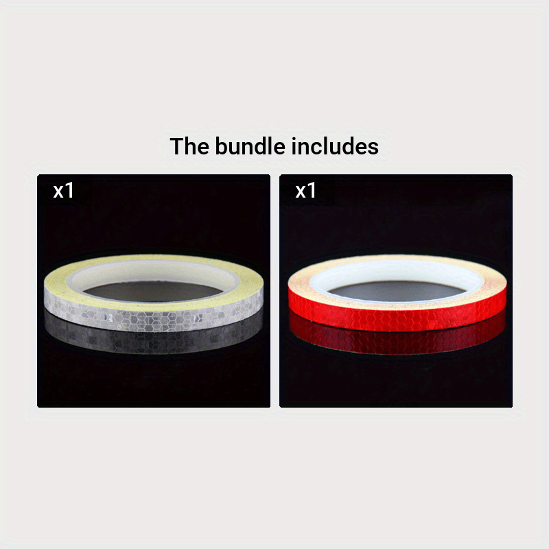 Reflective PVC Tape for Bicycles and Motorcycles Waterproof Self-Adhesive Safety Sticker