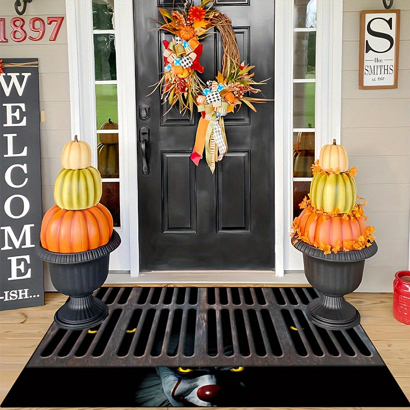 Halloween Door Mat Non-Slip Polyester Indoor Outdoor 15x23 19x31 23x35 31x47