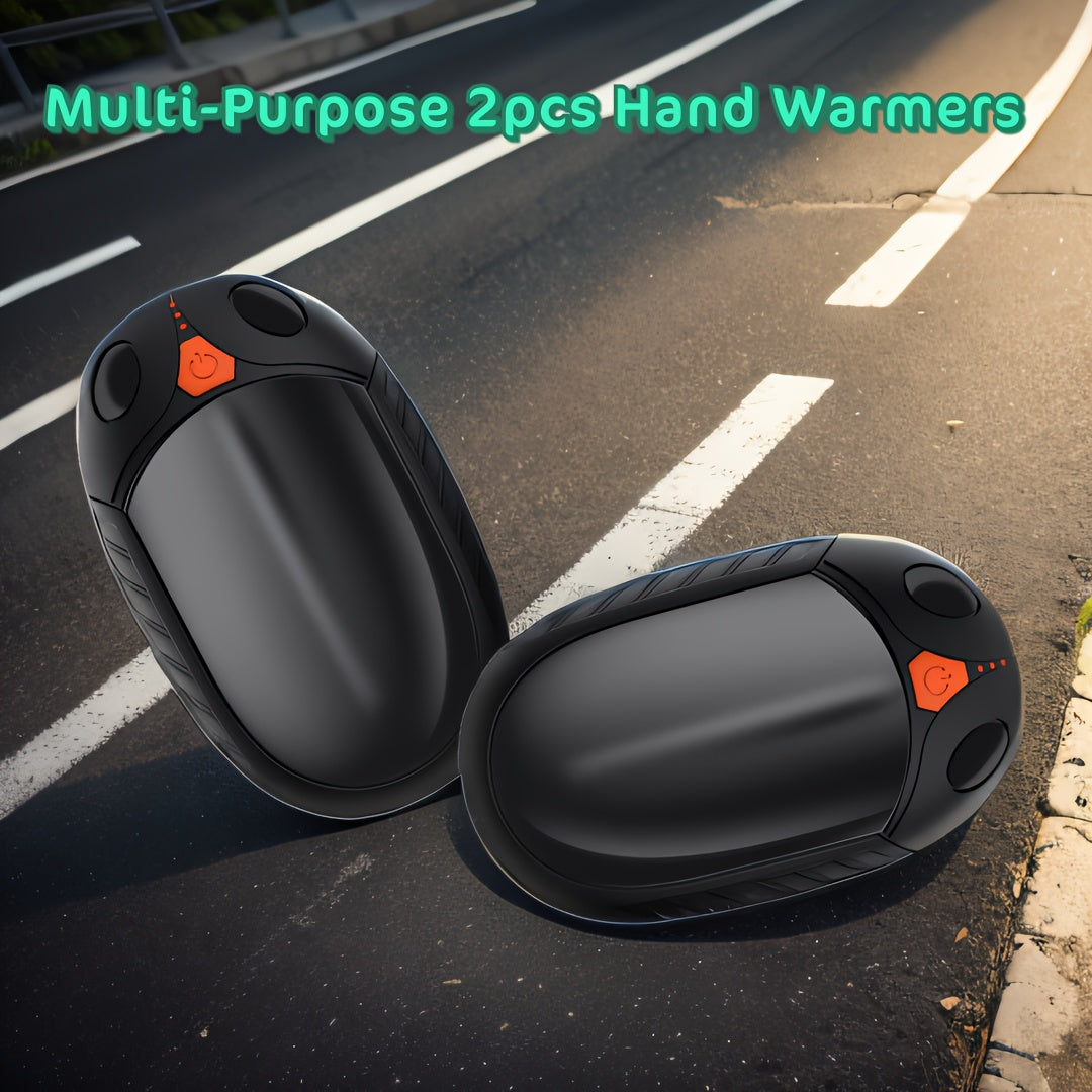 Rechargeable Hand Warmer Pocket Heater Double-Sided Warmth for Winter Camping