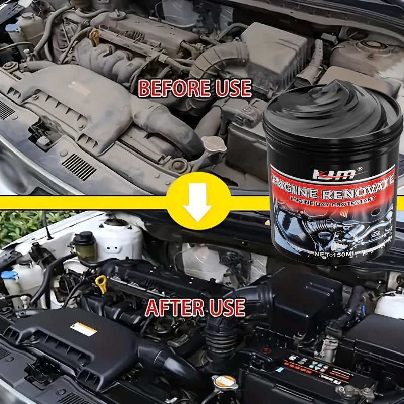 Dark Black Plastic Polish Wax For Cars And Motorhomes Durable Shine